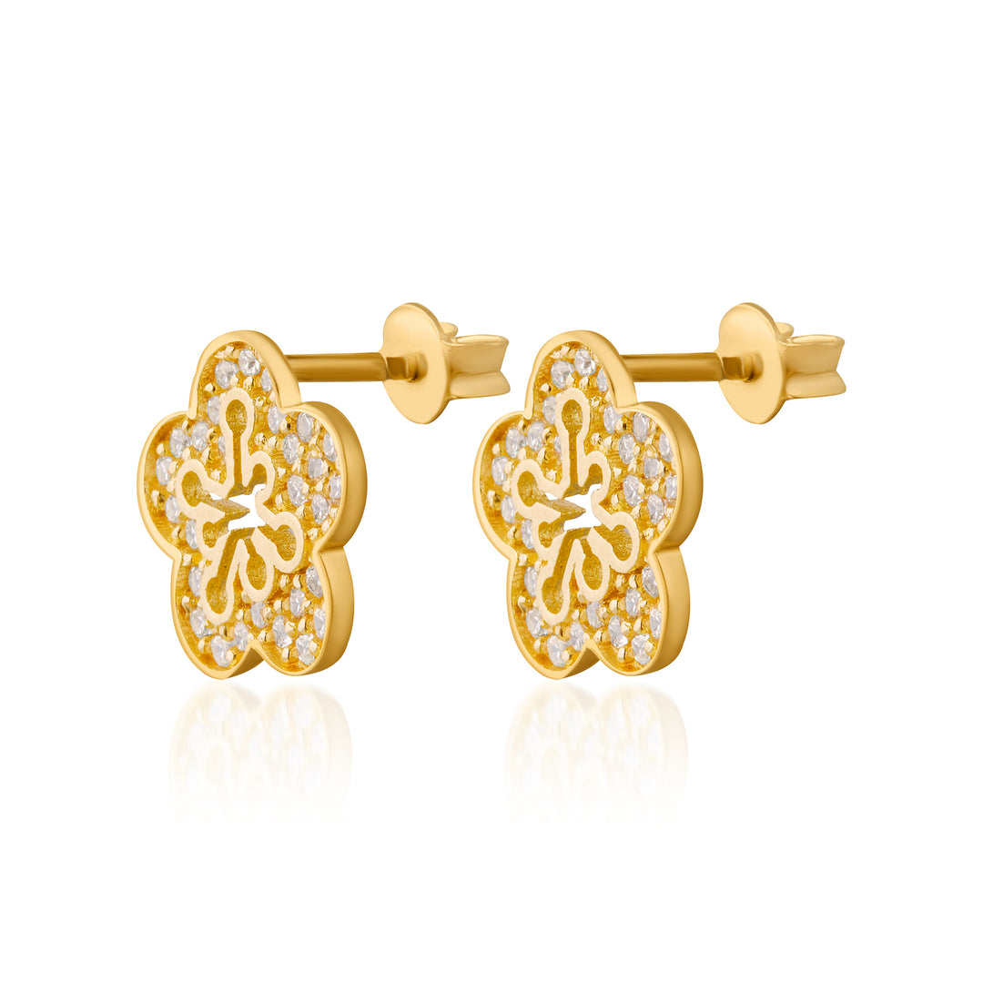 Bloomy Shine Flower Stud