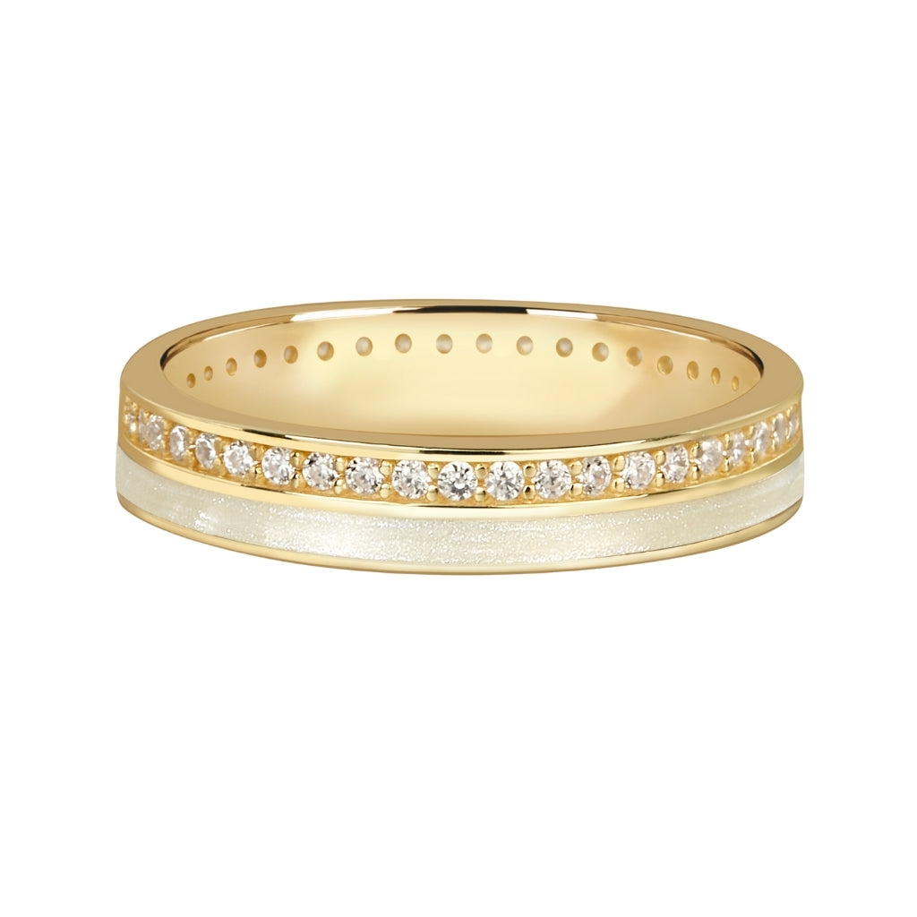 Amal Pearl Enamel Band