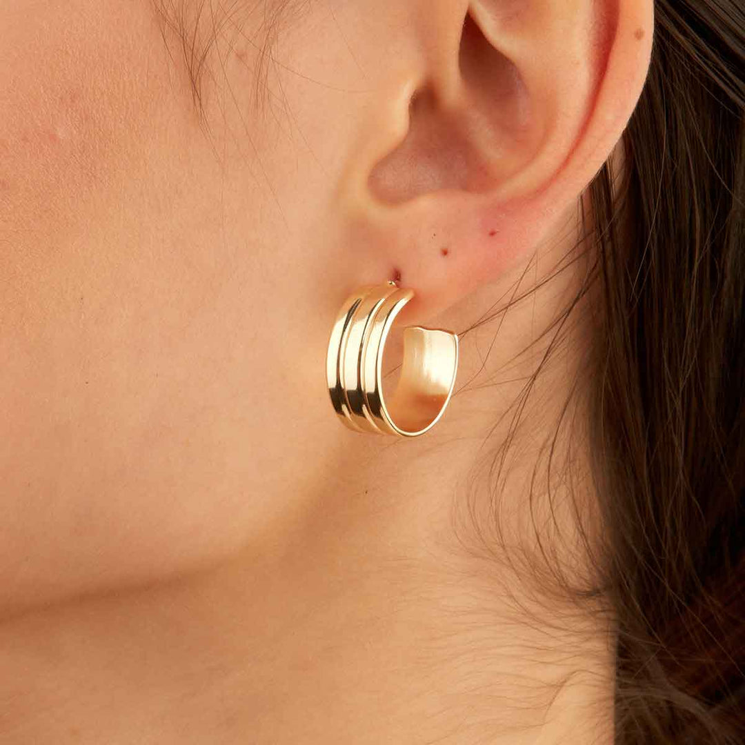 Laura Open Hoop Earrings