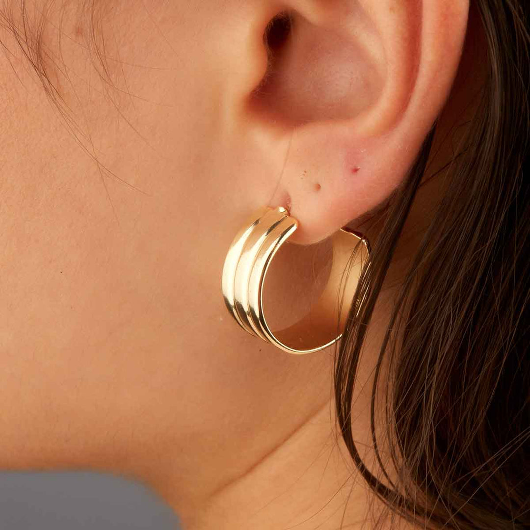 Laura Open Hoop Earrings