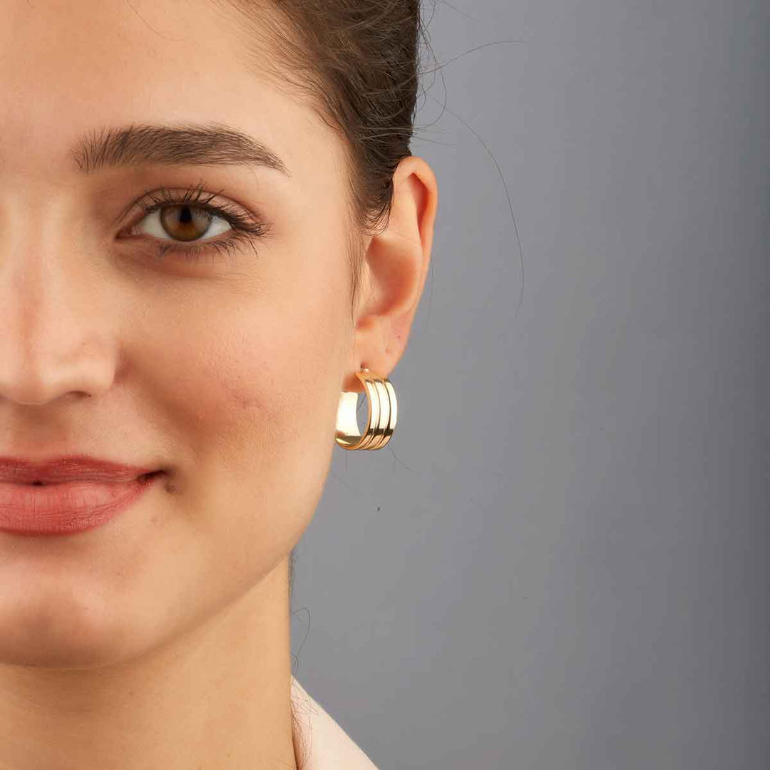 Laura Open Hoop Earrings