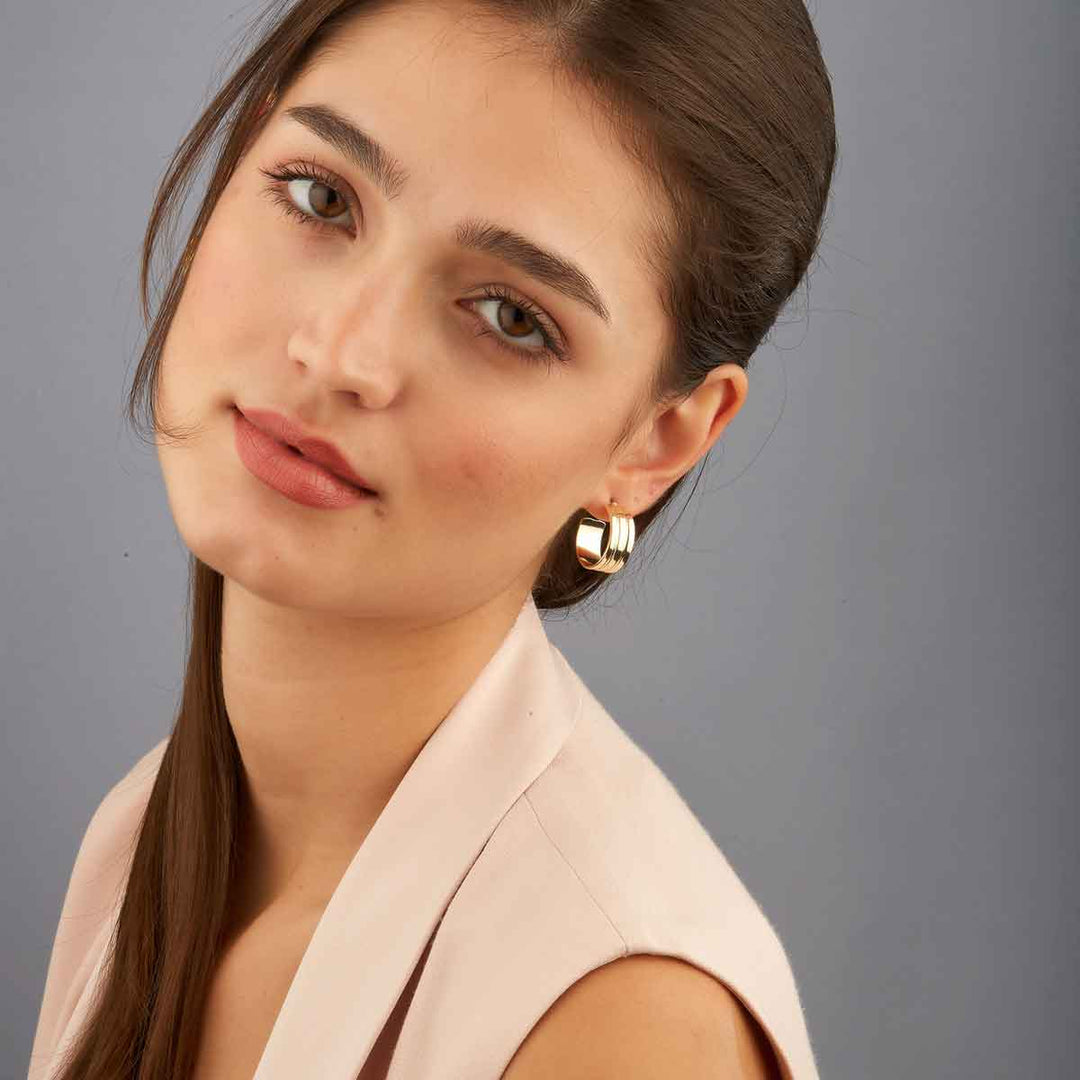 Laura Open Hoop Earrings
