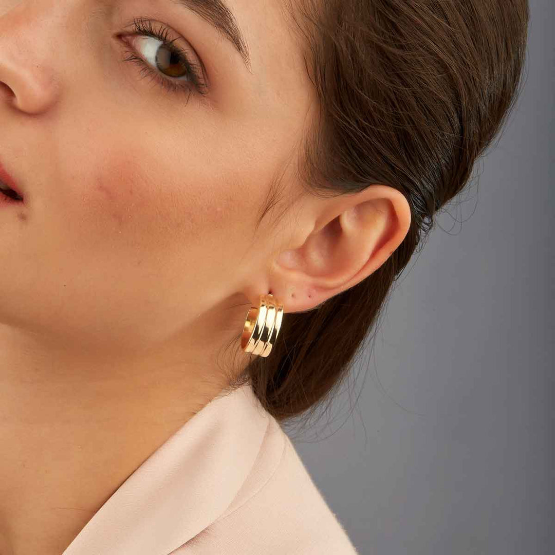 Laura Open Hoop Earrings
