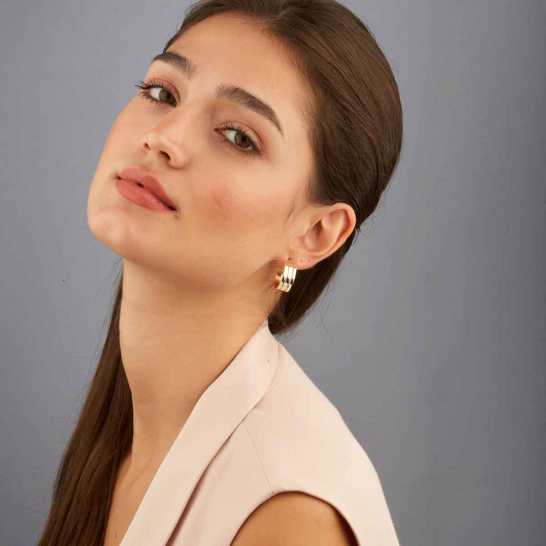 Laura Open Hoop Earrings