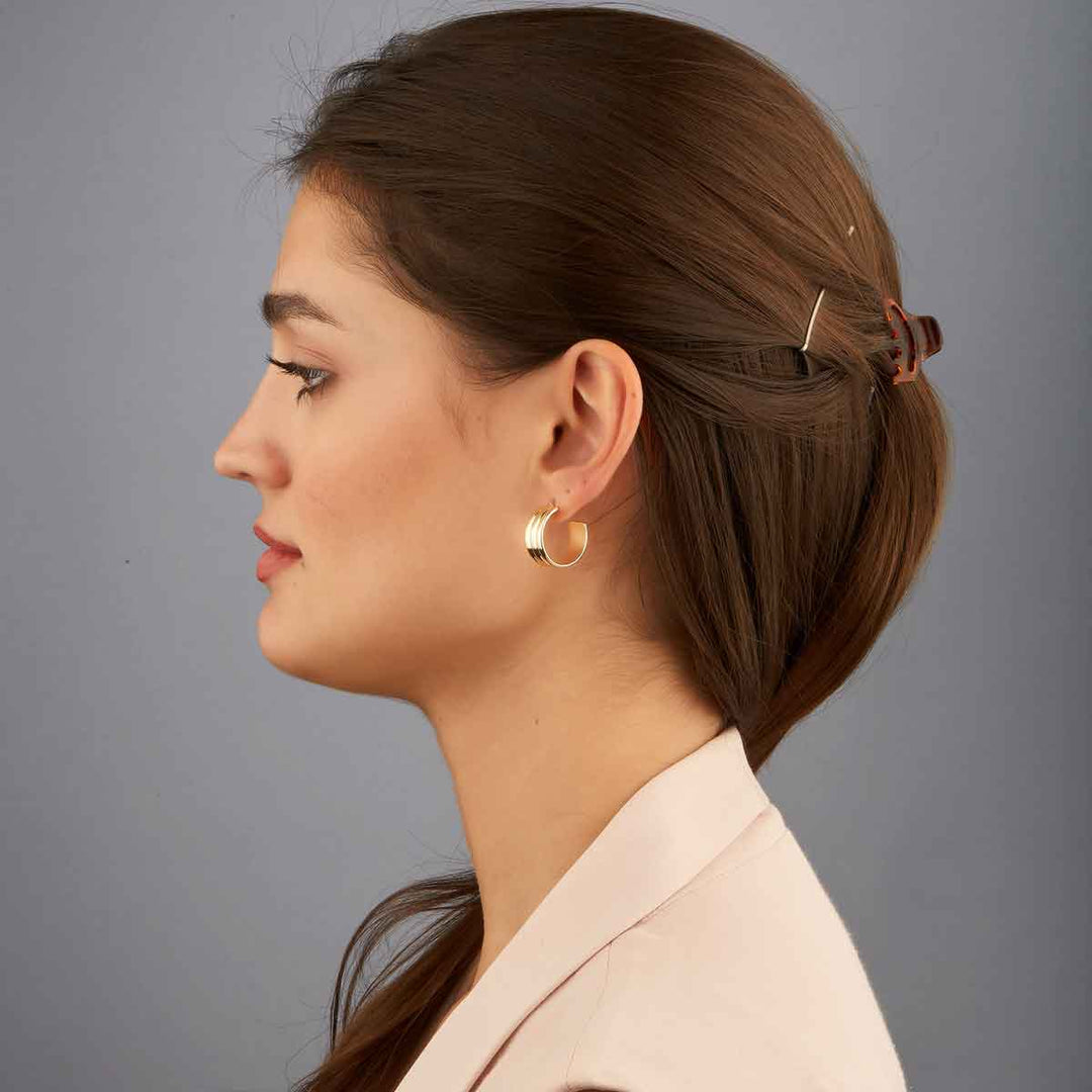 Laura Open Hoop Earrings