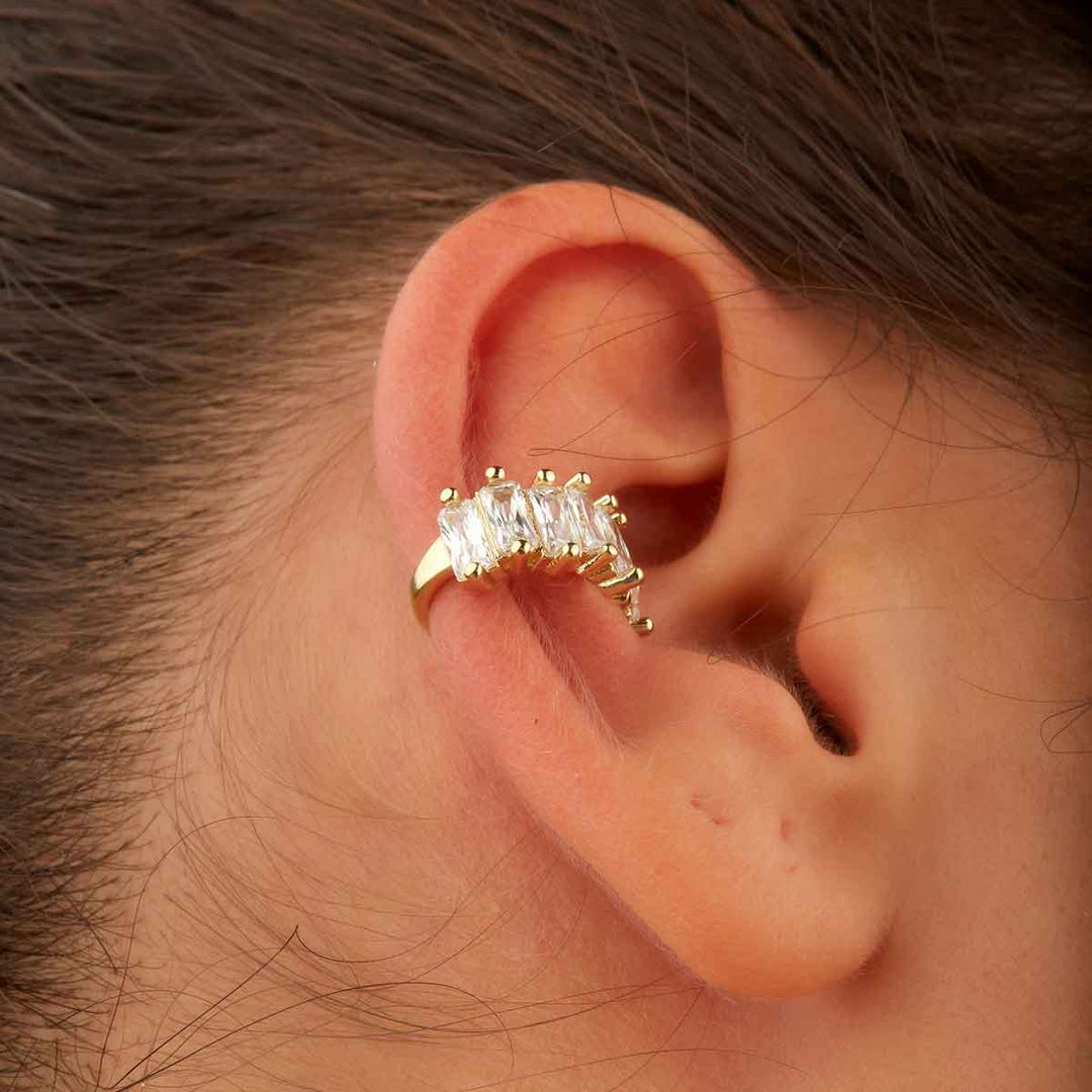Mady Earcuff Zirkon Kıkırdak Küpe