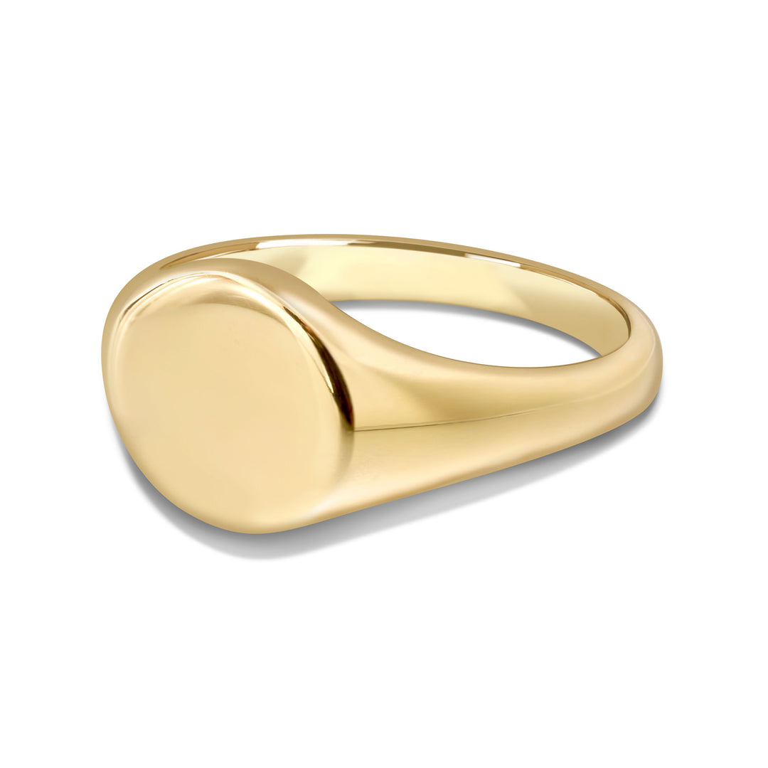 Dareen Bold Round Signet Ring