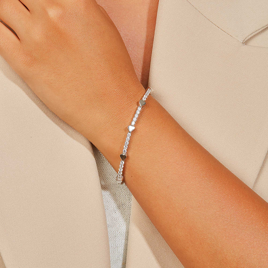 Paradise Kalp Motifli Suyolu Bileklik