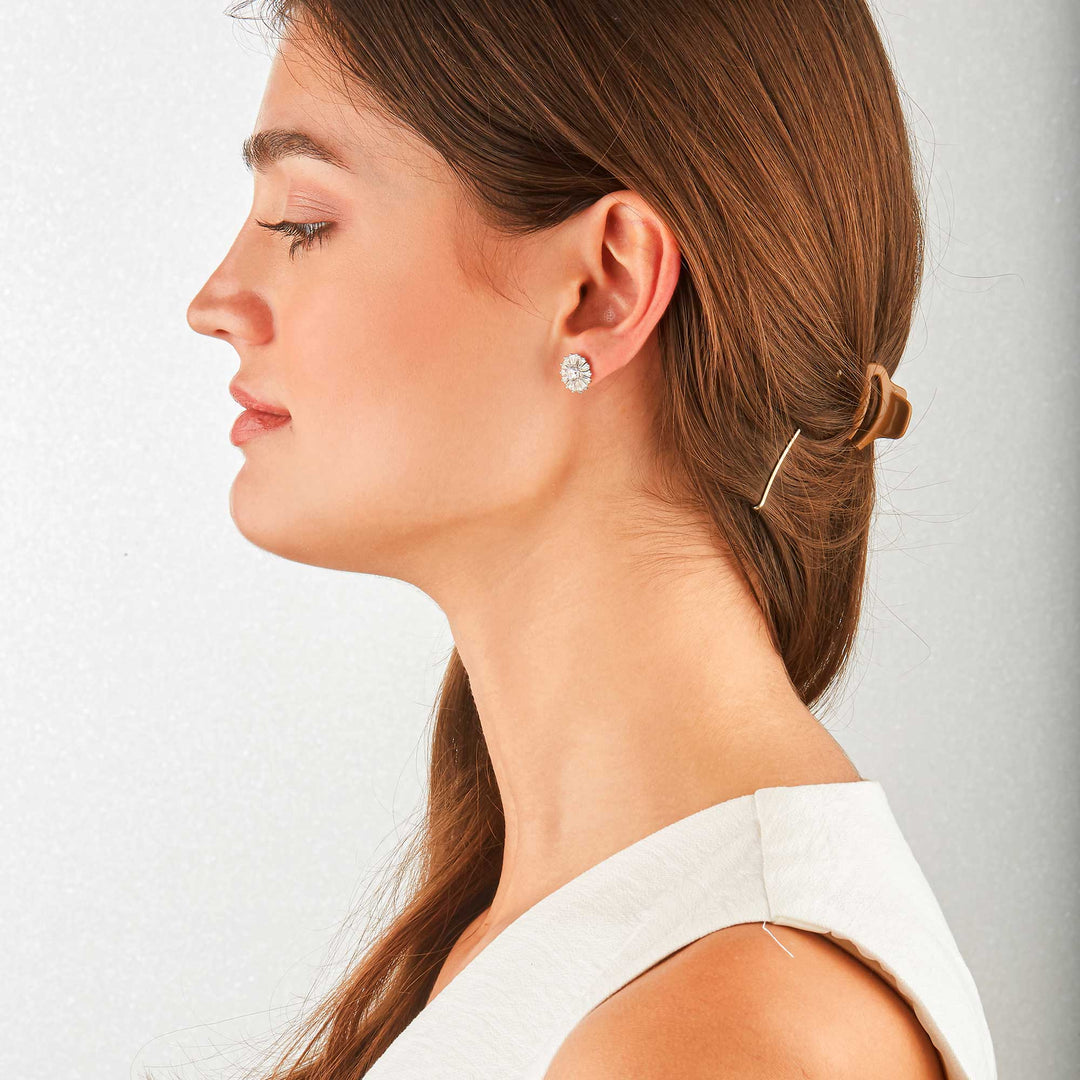 Farah Flower Style Stud