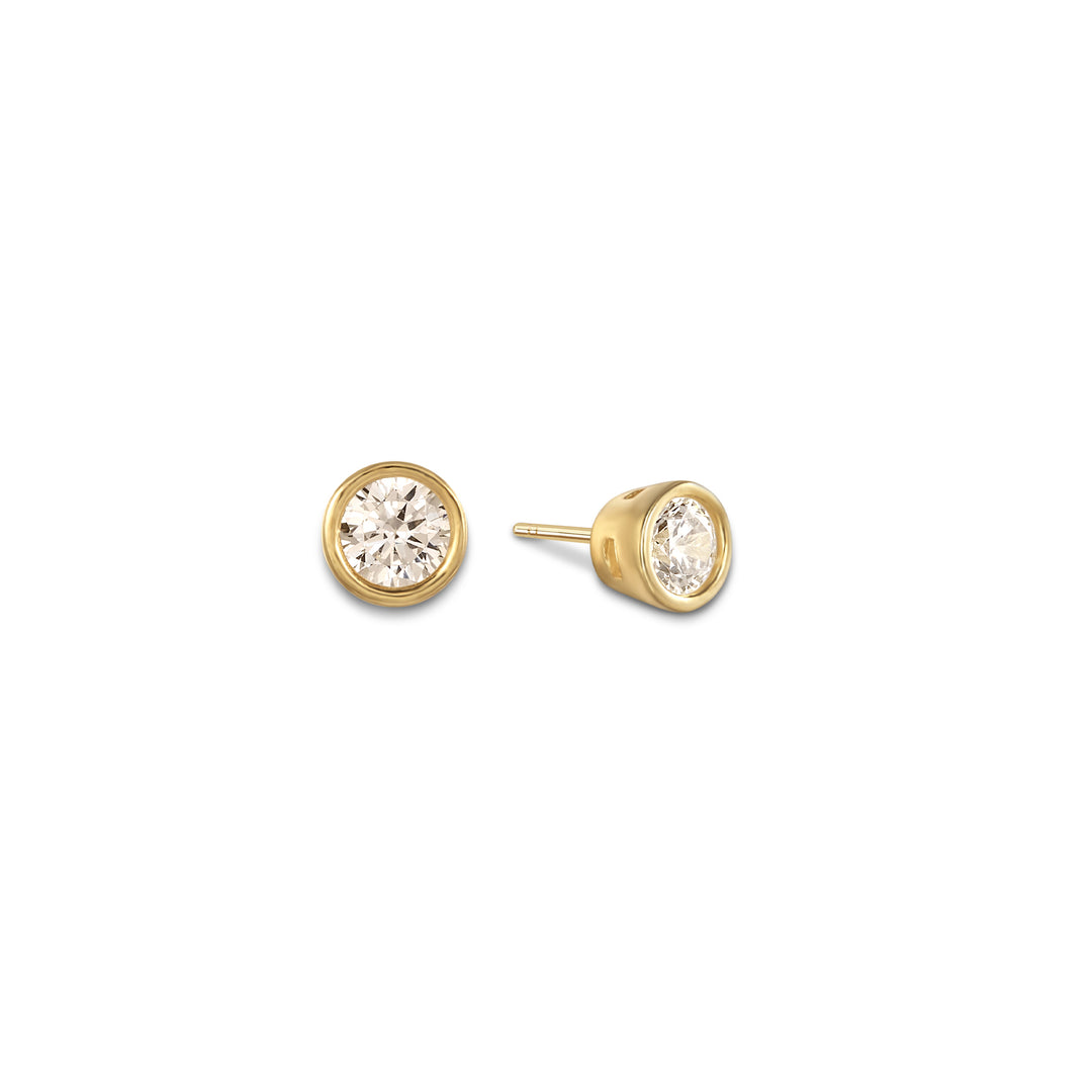 Citrine Stud Earrings