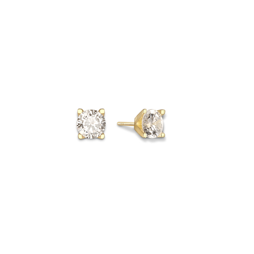 Jacinda Solitare Stud Earrings