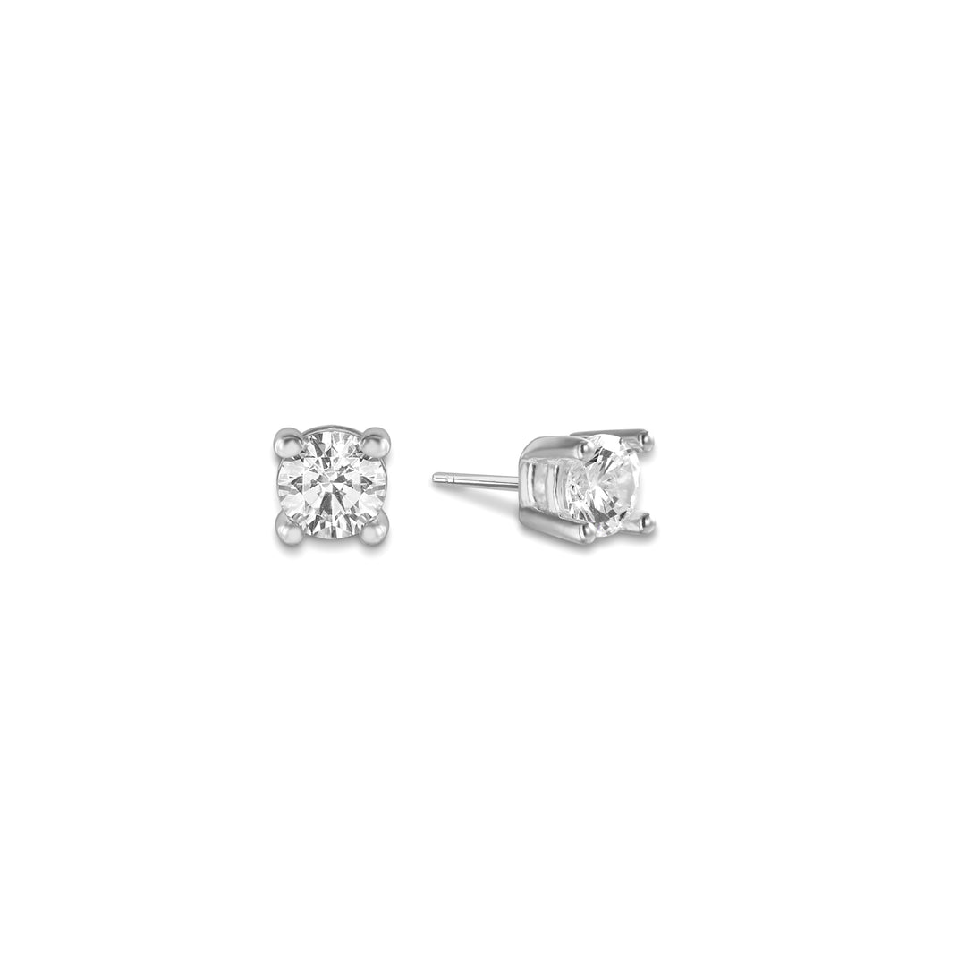 Sphene Solitare Stud Earrings - Small