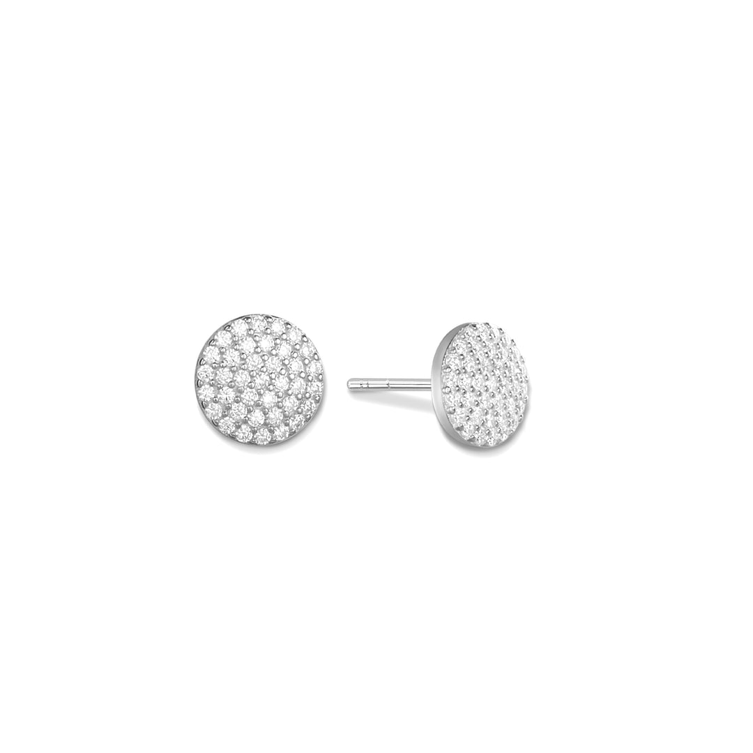 Anouk CZ Cluster Stud Earrings - Large