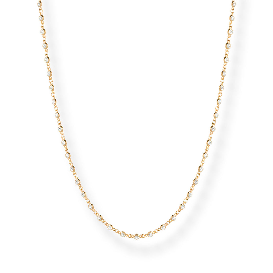 Damla Taşlı Zincir Choker