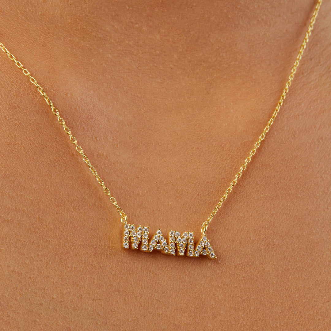 Mama - Anne Yazılı Kolye