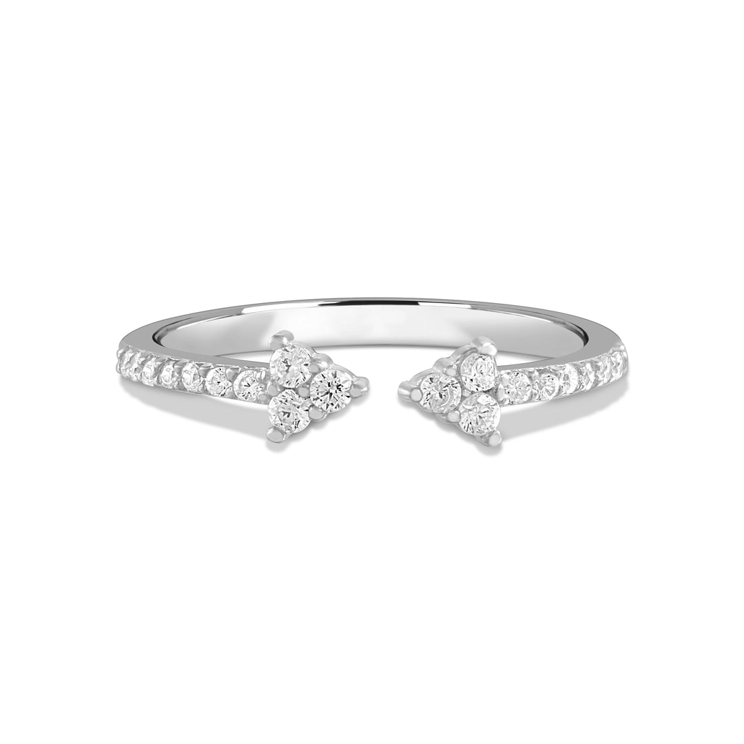Meltem Pave Arrow Open Ring