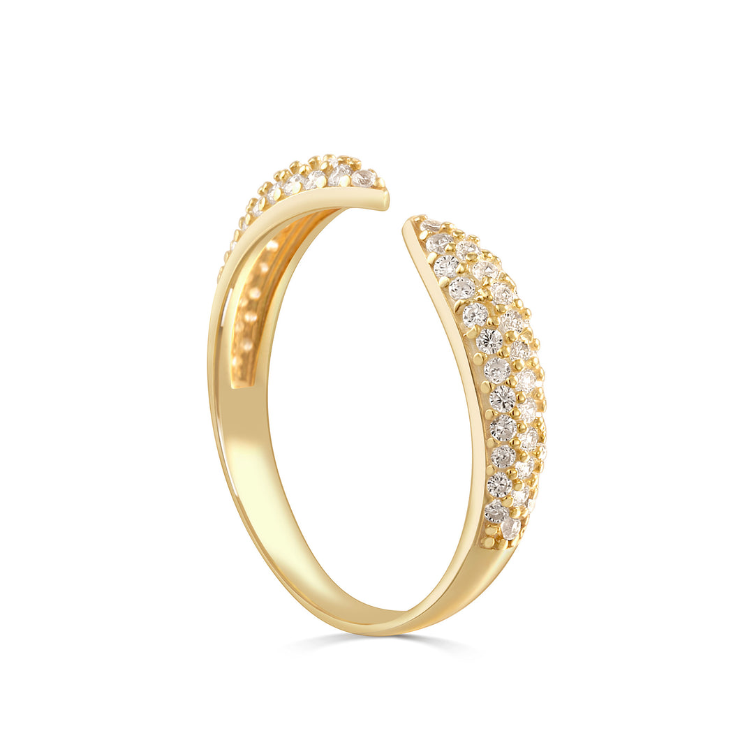 Olca Pave Open Ring