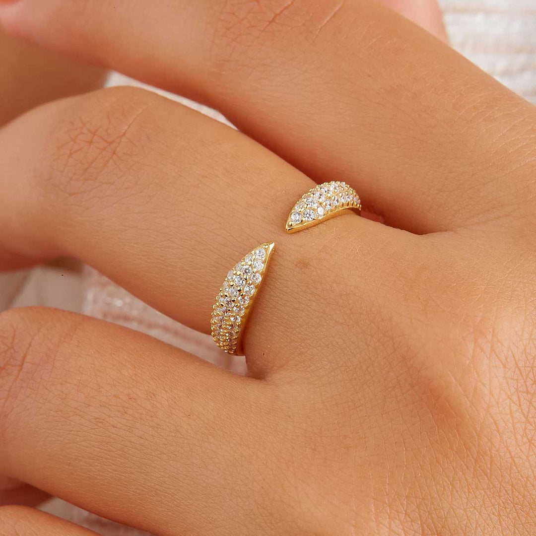 Olca Pave Open Ring