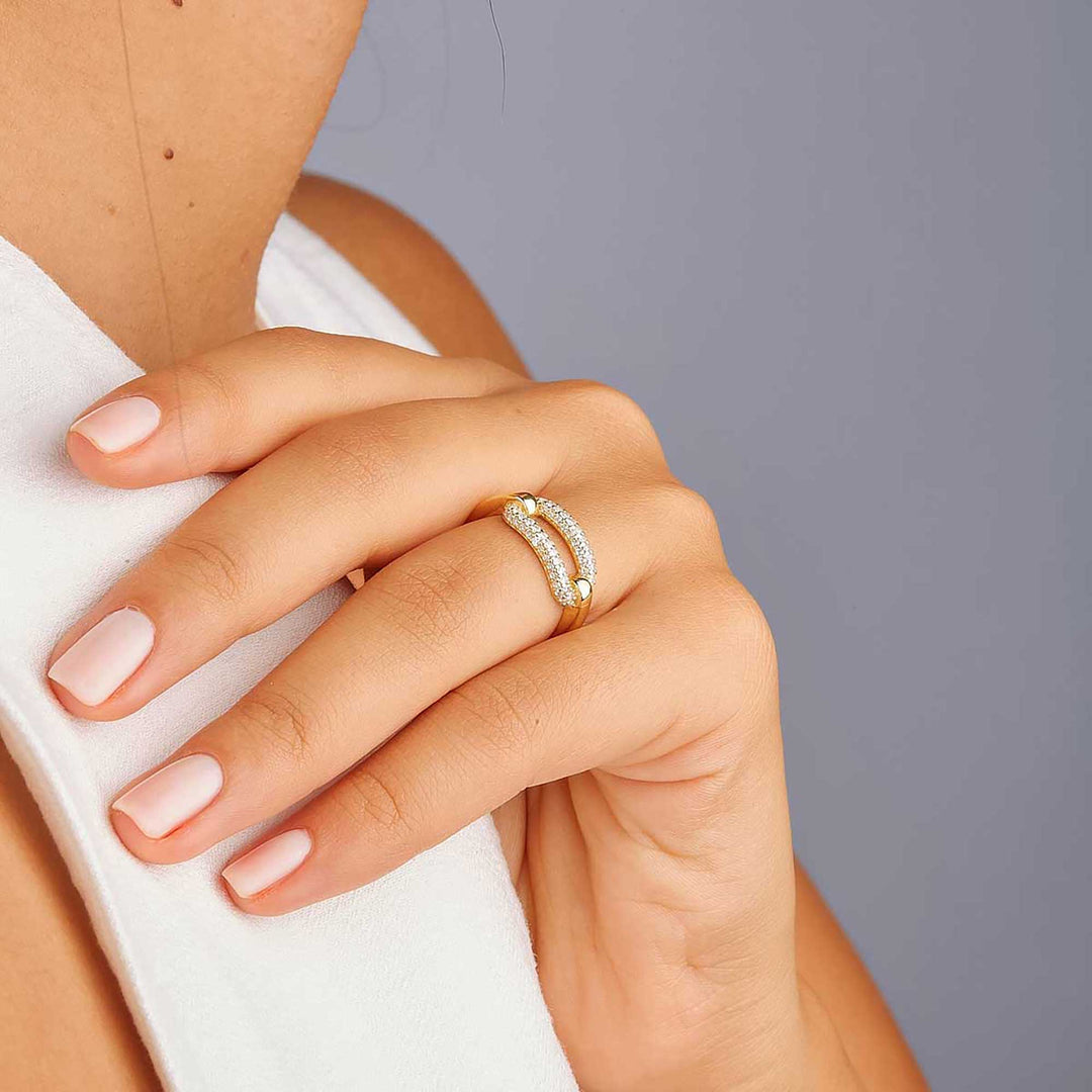 Rachel Paperclip Ring