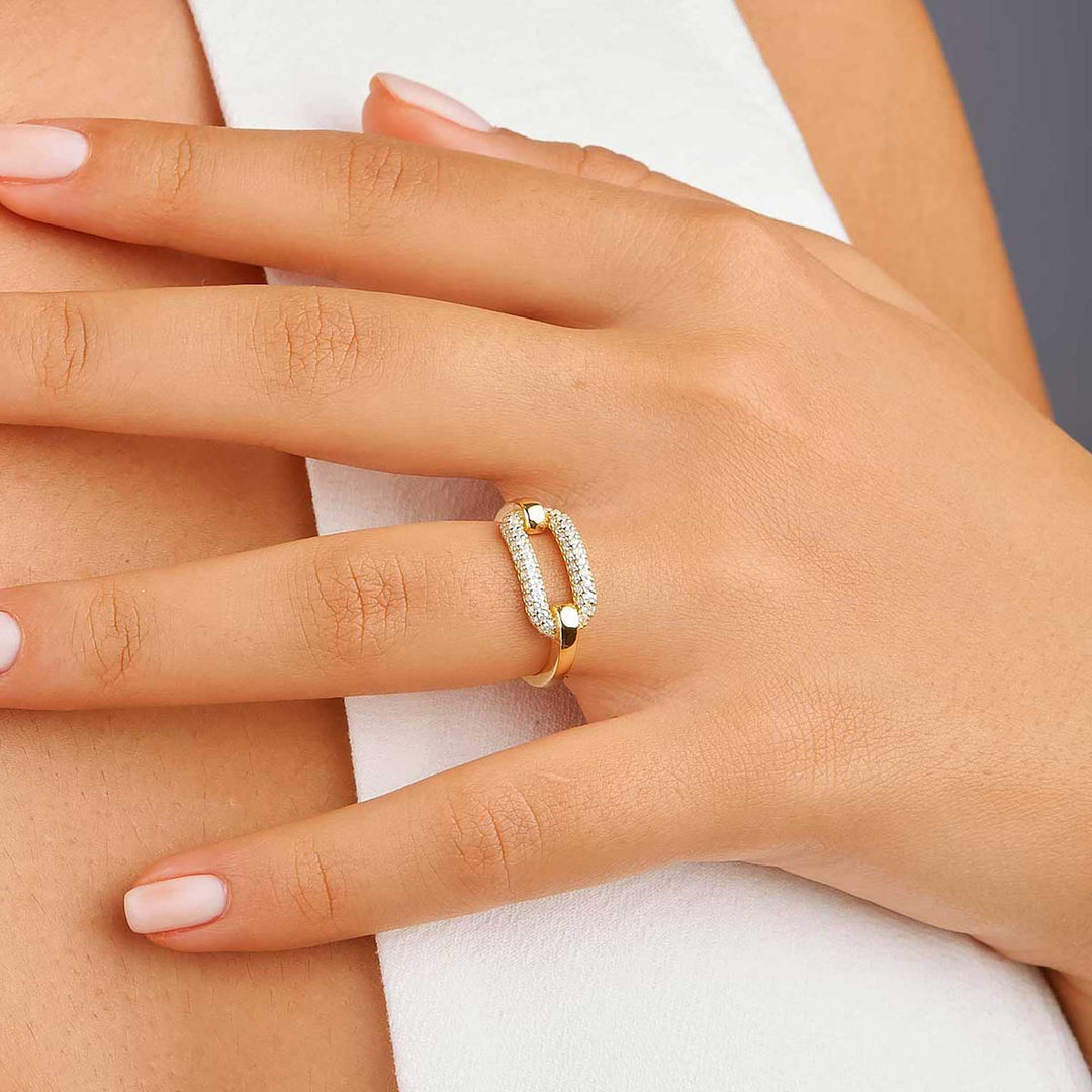 Rachel Paperclip Ring