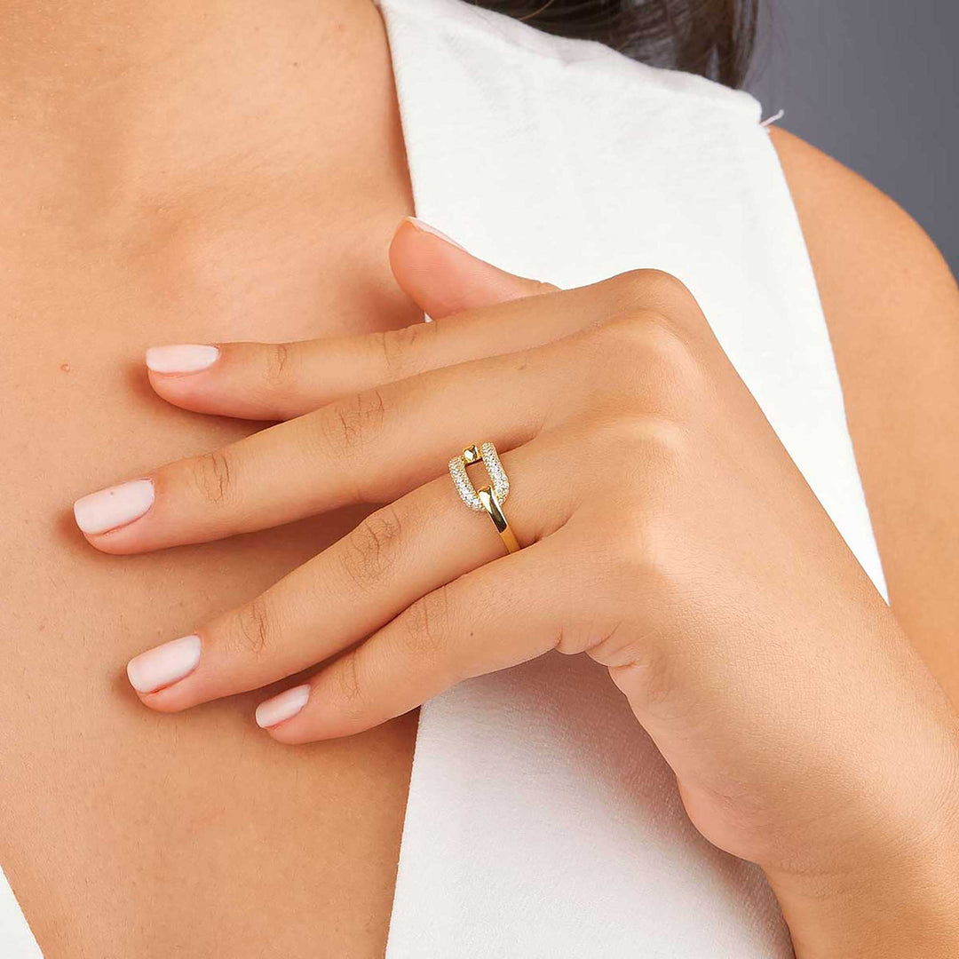 Rachel Paperclip Ring