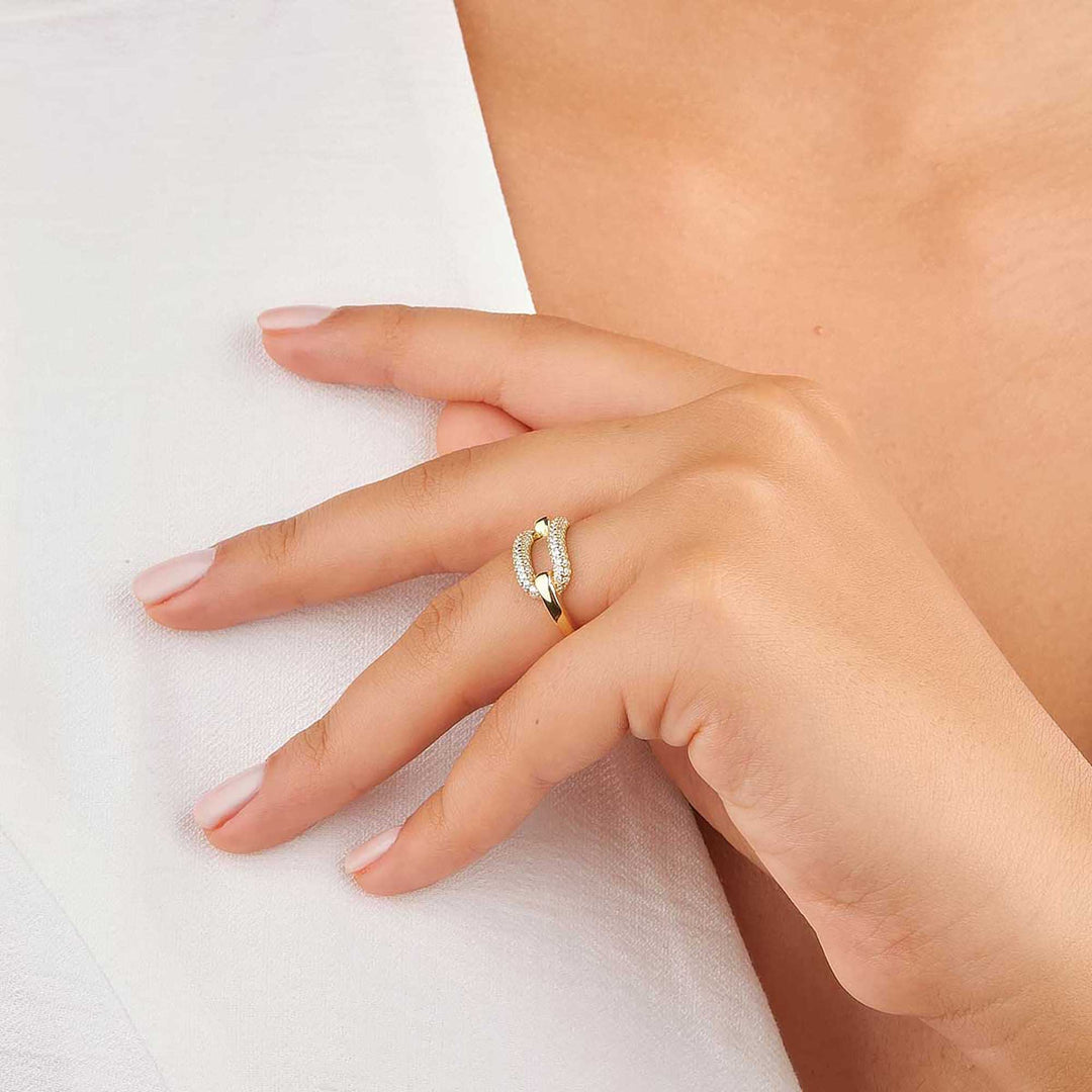 Rachel Paperclip Ring
