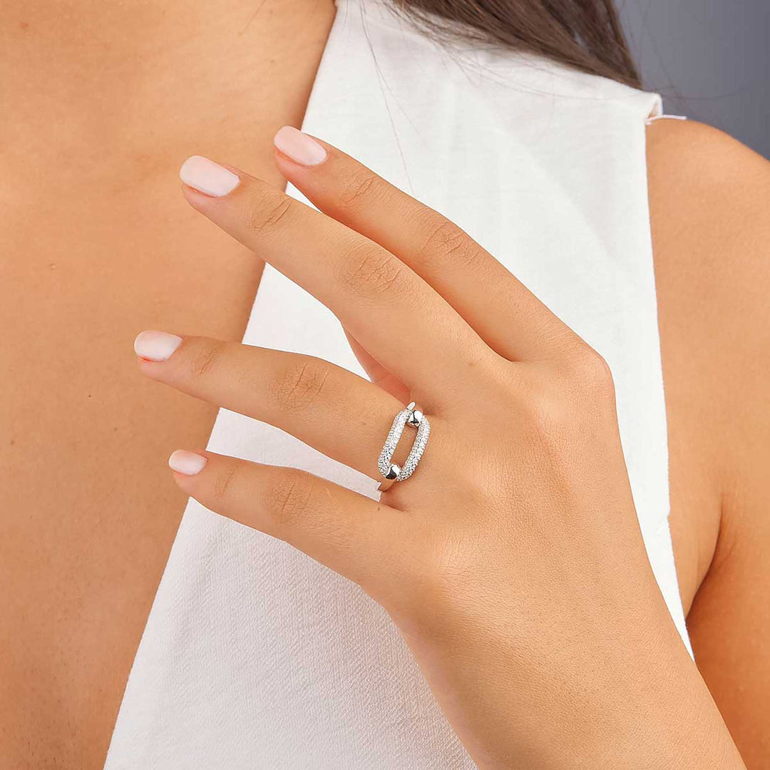 Rachel Paperclip Ring