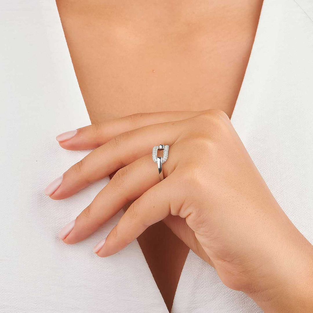 Rachel Paperclip Ring