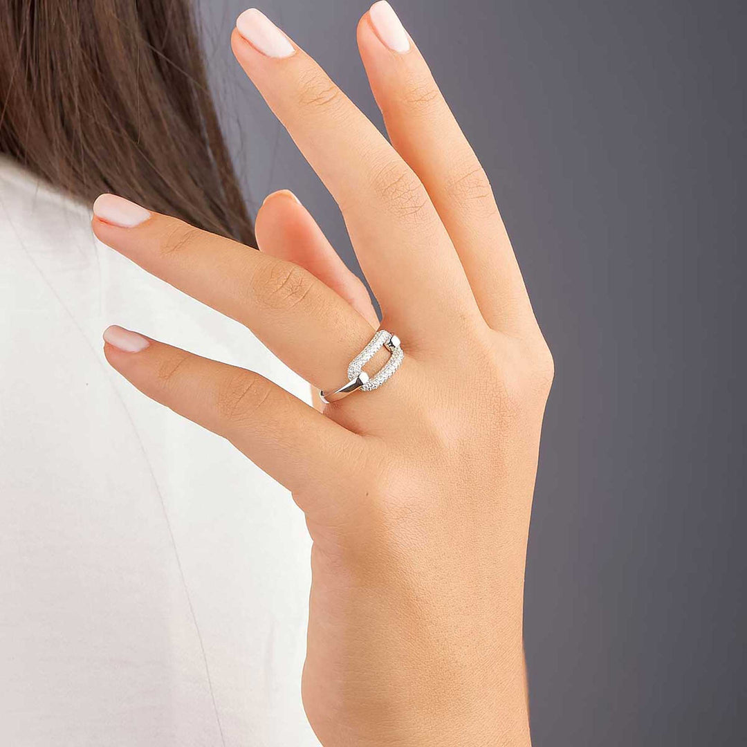 Rachel Paperclip Ring