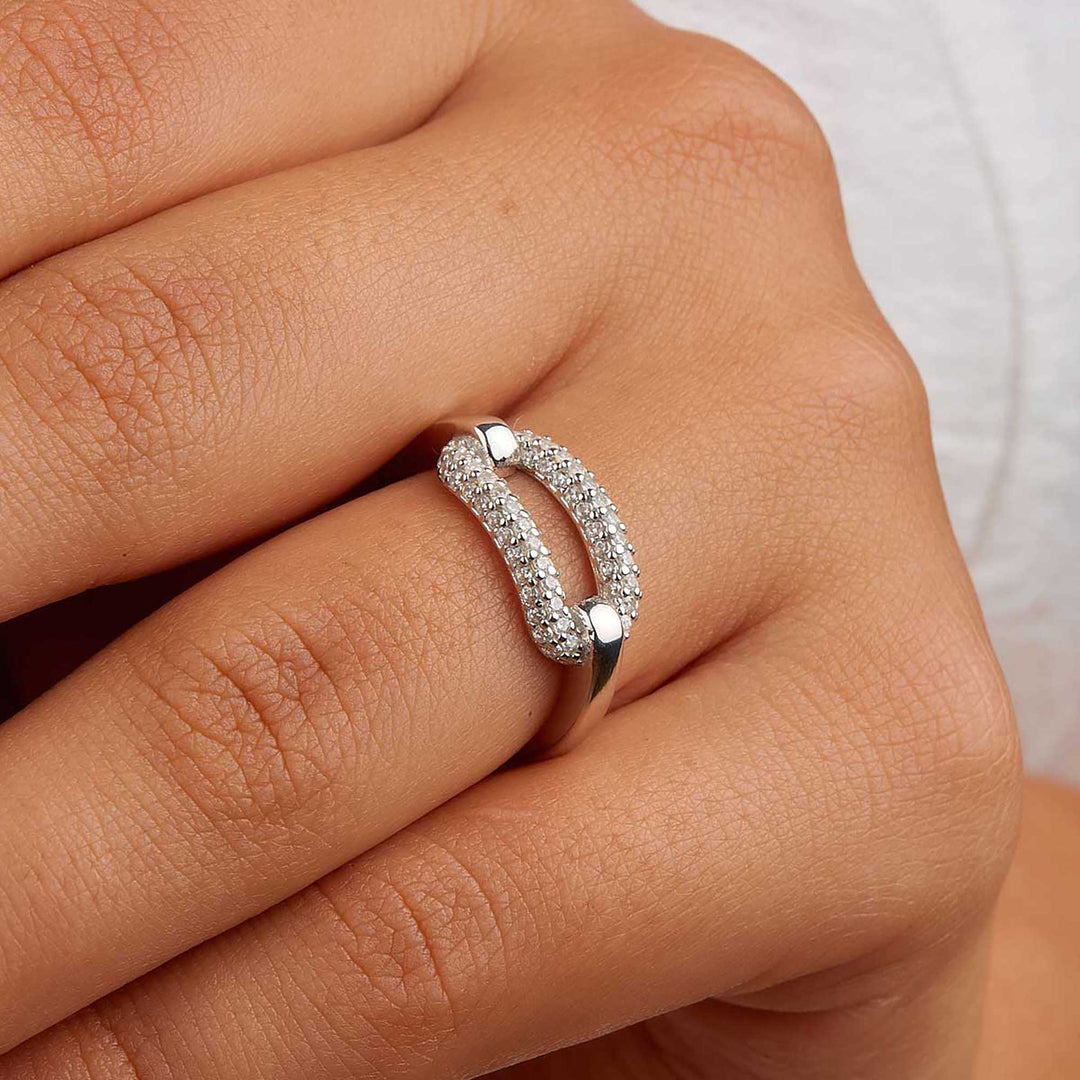 Rachel Paperclip Ring