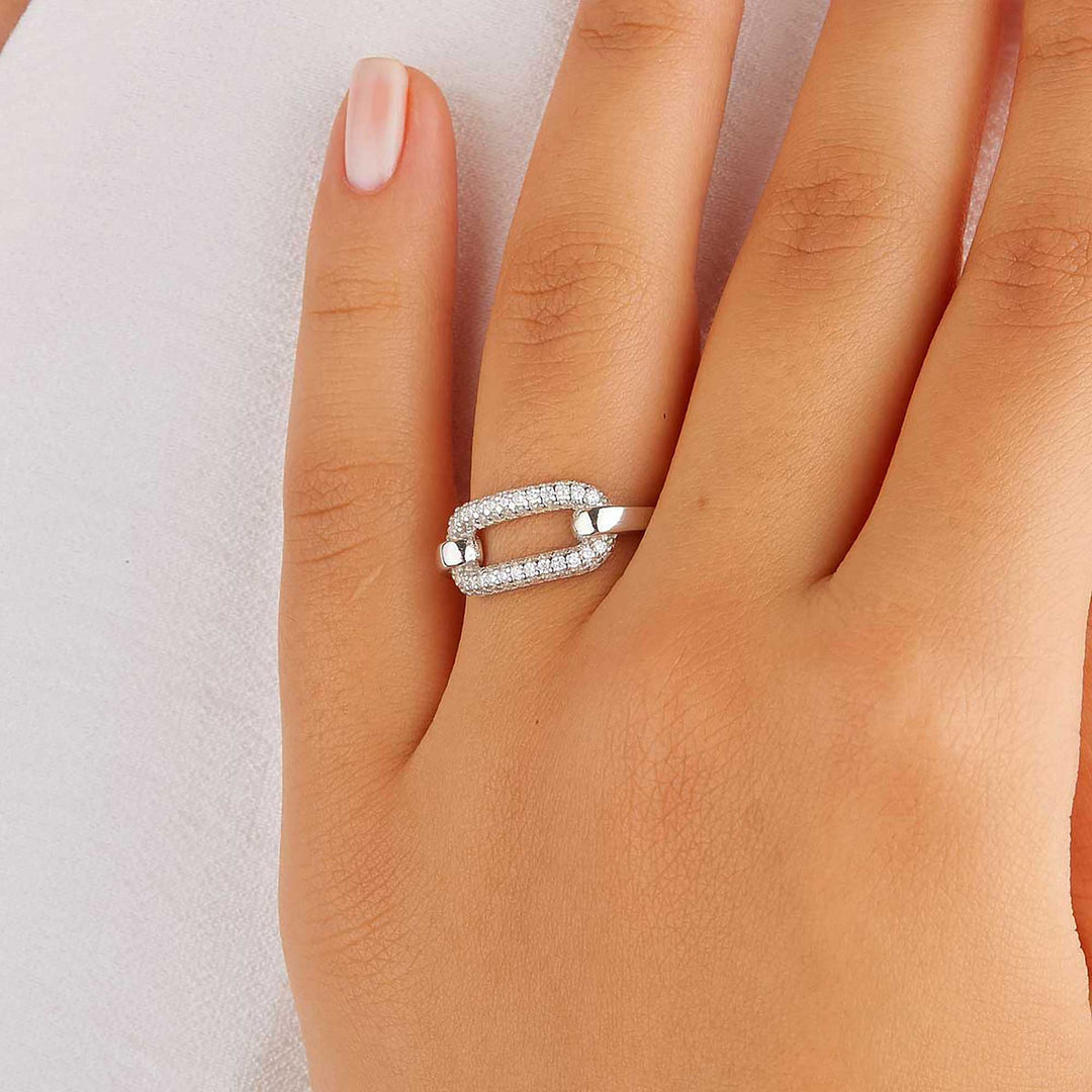 Rachel Paperclip Ring