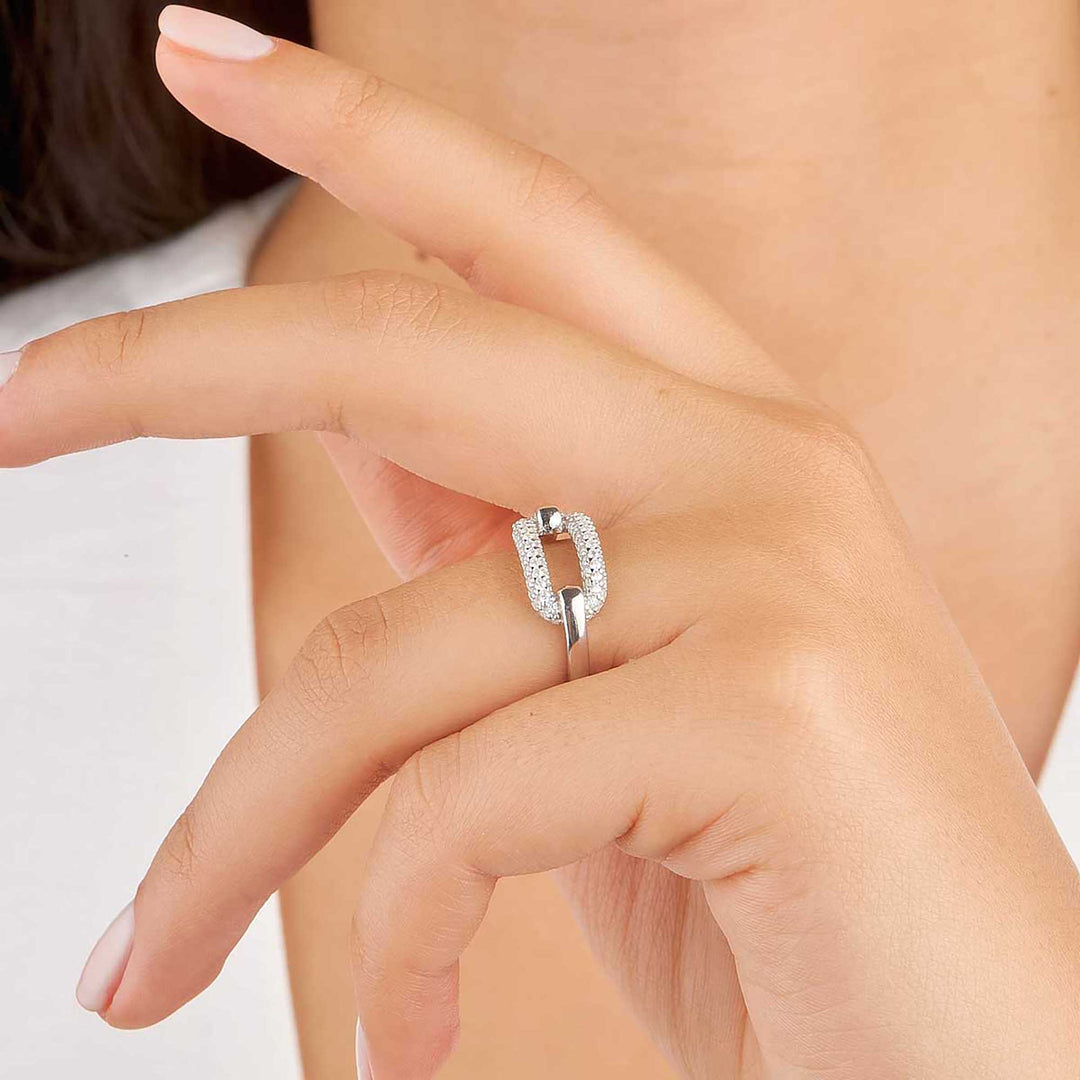 Rachel Paperclip Ring