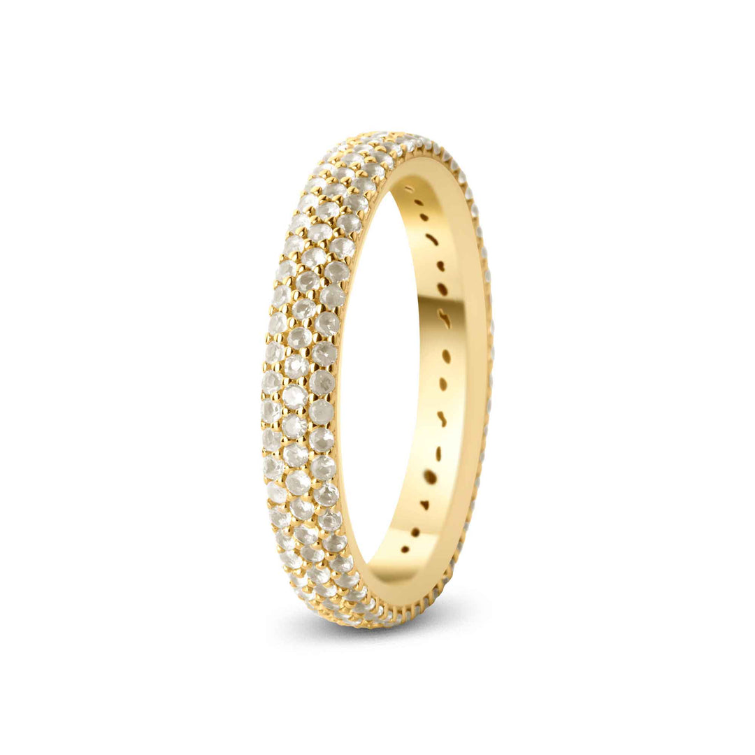 Sunshine Pave Tamtur Yüzük - Golden