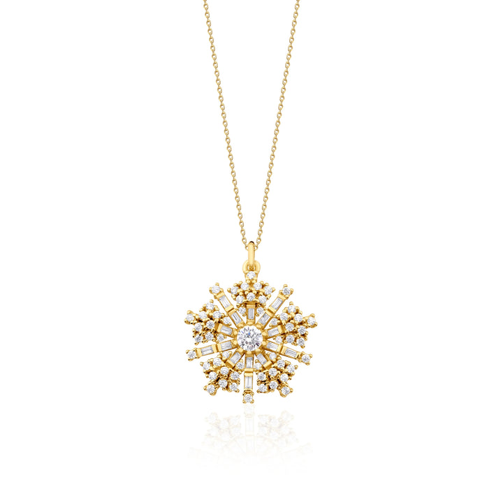 Begonia Diamond Necklace (CZ)