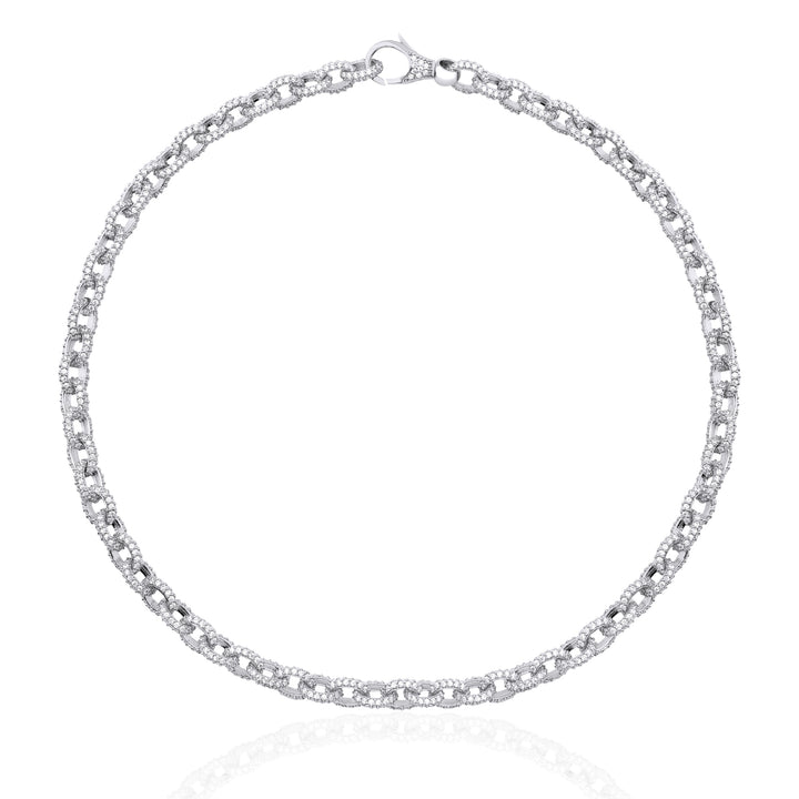 Luna Pave Chain Link Choker