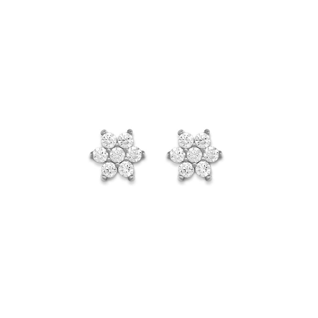 Celosia CZ Flower Stud