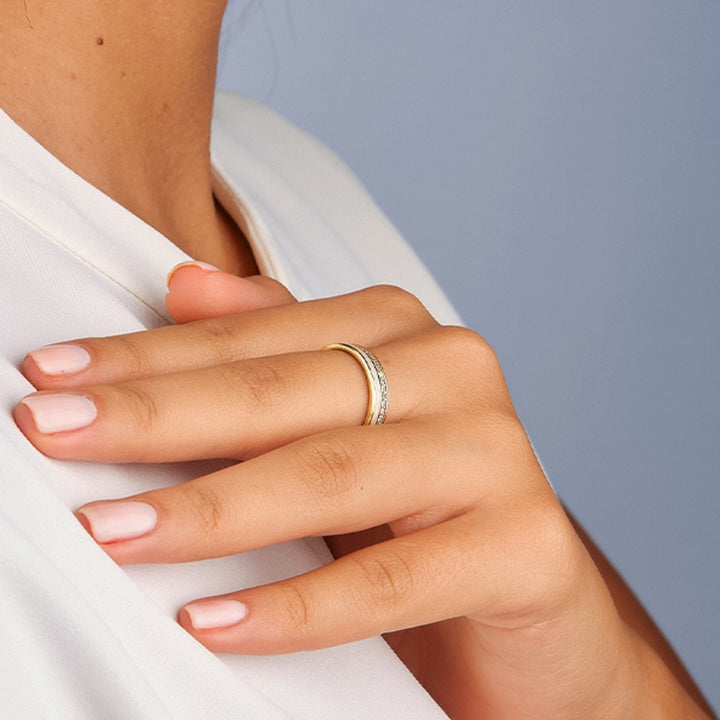 Amal Pearl Enamel Band