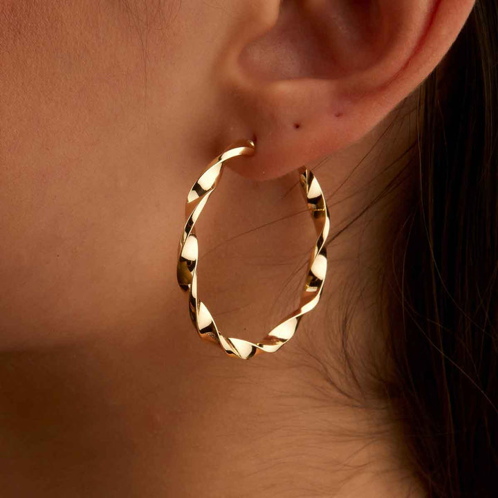 Riband Hoop Earrings