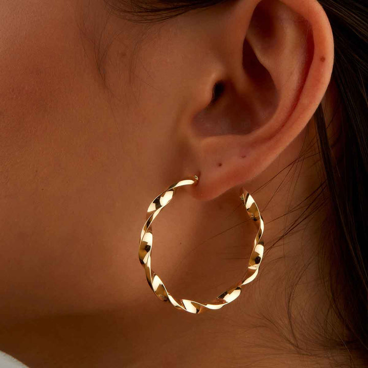 Riband Hoop Earrings