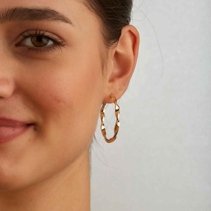 Riband Hoop Earrings