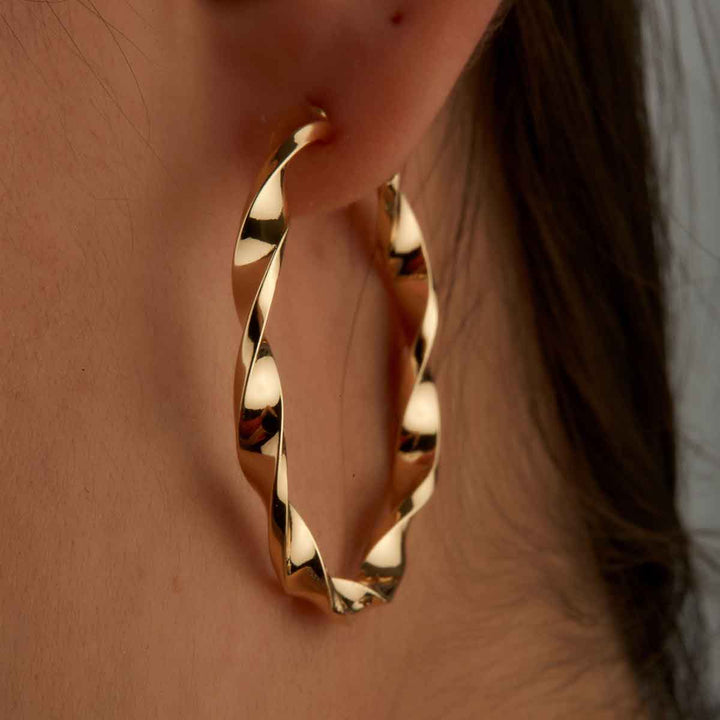 Riband Hoop Earrings