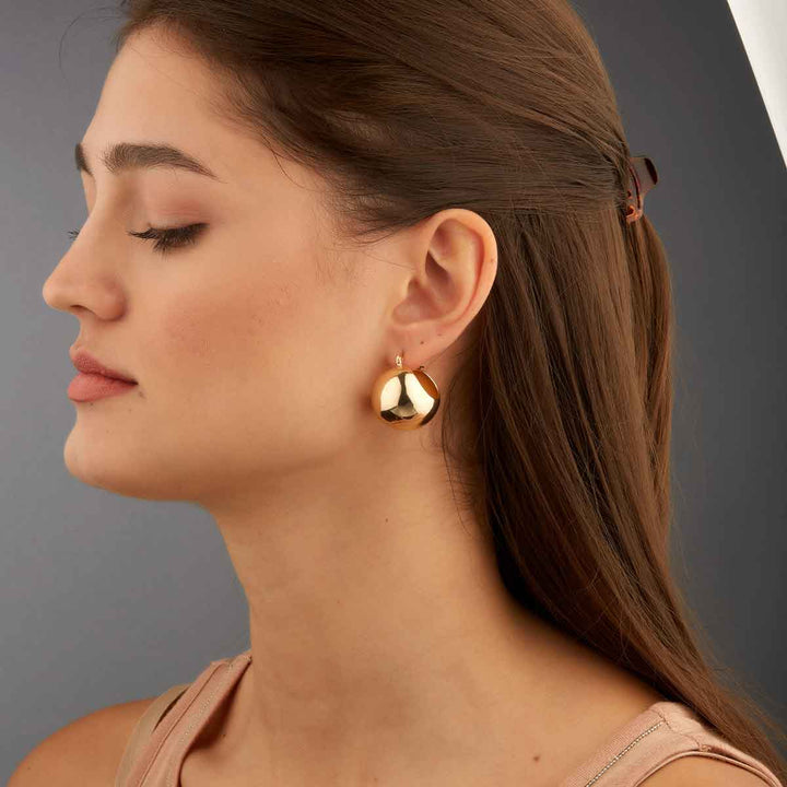 Balloon Hoop Earrings