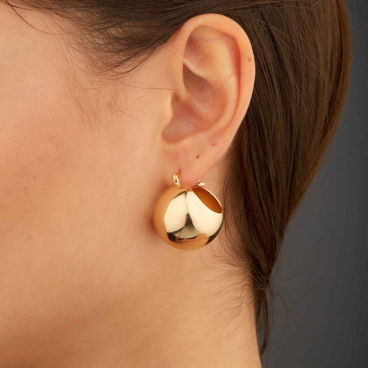 Balloon Hoop Earrings