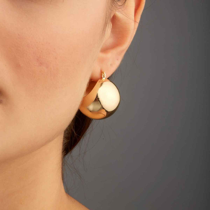 Balloon Hoop Earrings
