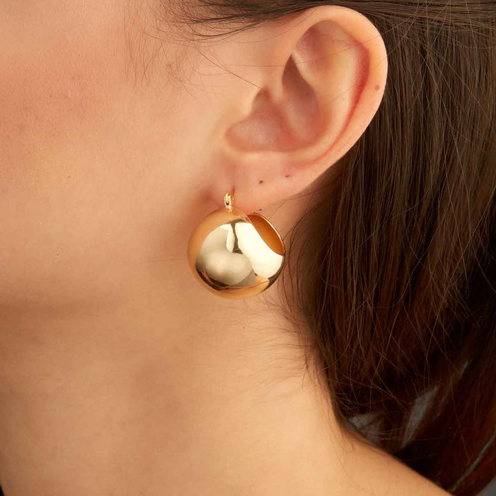 Balloon Hoop Earrings