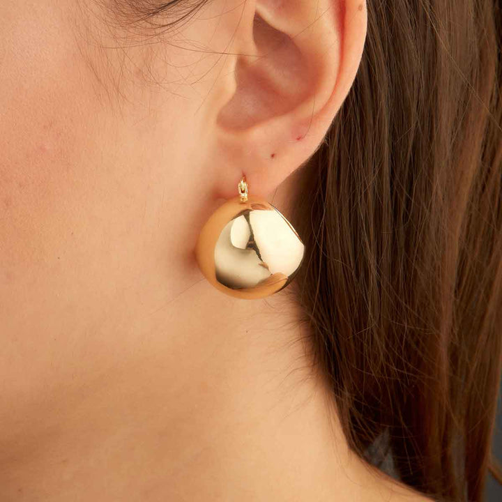 Balloon Hoop Earrings
