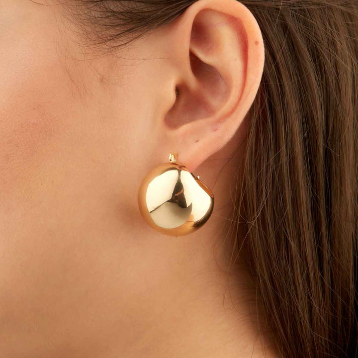 Balloon Hoop Earrings