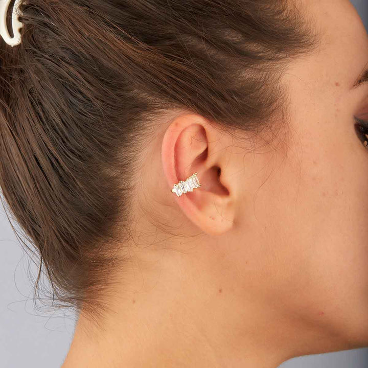 Mady Earcuff Zirkon Kıkırdak Küpe