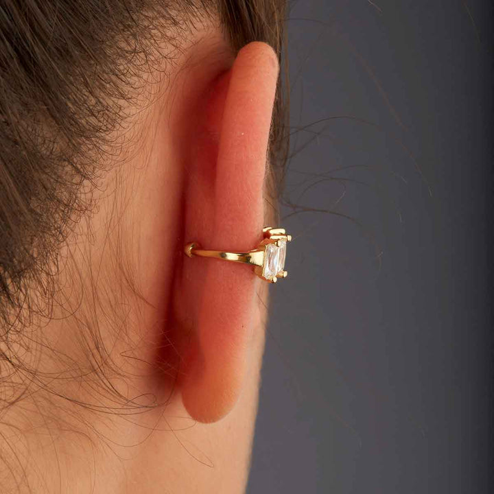 Mady Earcuff Zirkon Kıkırdak Küpe