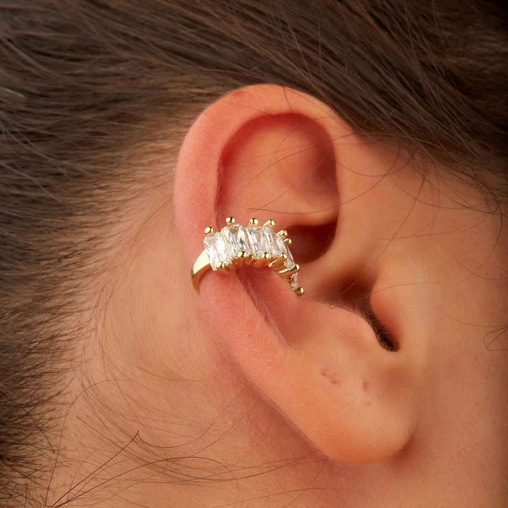 Mady Earcuff Zirkon Kıkırdak Küpe